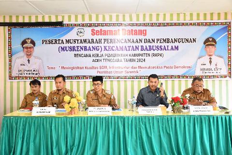 Musrembang Kecamatab Babussalam
